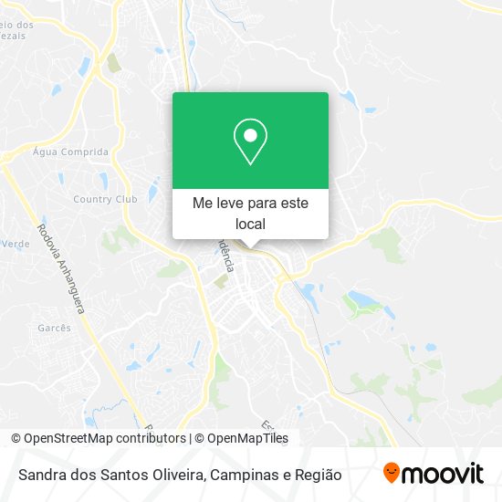 Sandra dos Santos Oliveira mapa