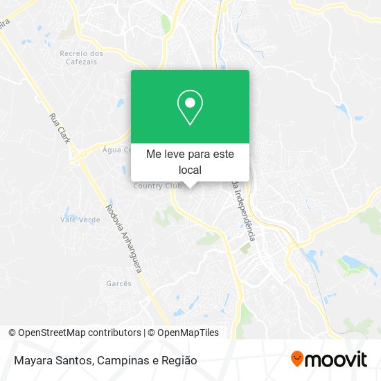 Mayara Santos mapa