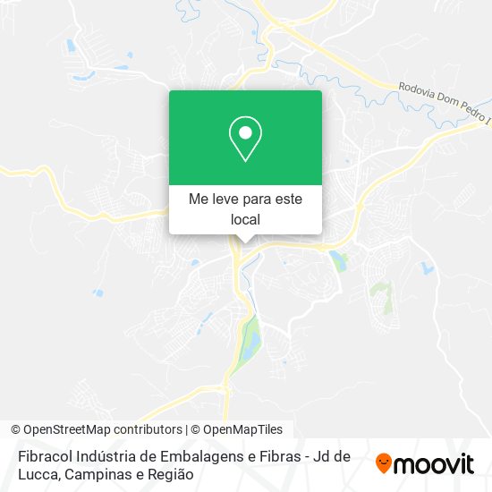 Fibracol Indústria de Embalagens e Fibras - Jd de Lucca mapa