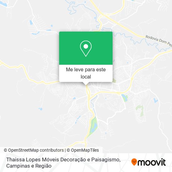 Thaissa Lopes Móveis Decoração e Paisagismo mapa