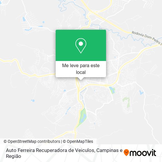 Auto Ferreira Recuperadora de Veiculos mapa