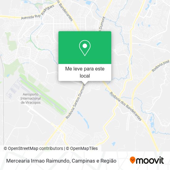 Mercearia Irmao Raimundo mapa