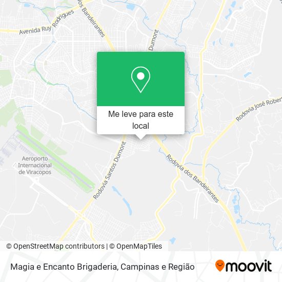 Magia e Encanto Brigaderia mapa