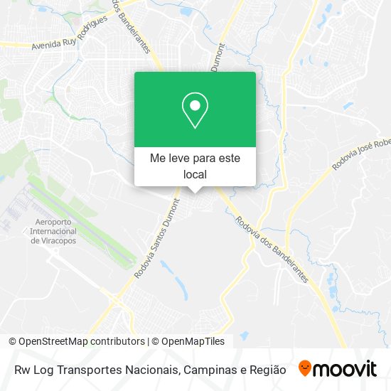 Rw Log Transportes Nacionais mapa