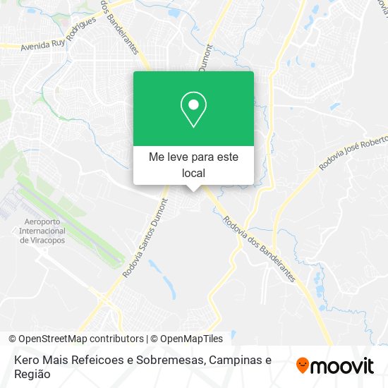 Kero Mais Refeicoes e Sobremesas mapa