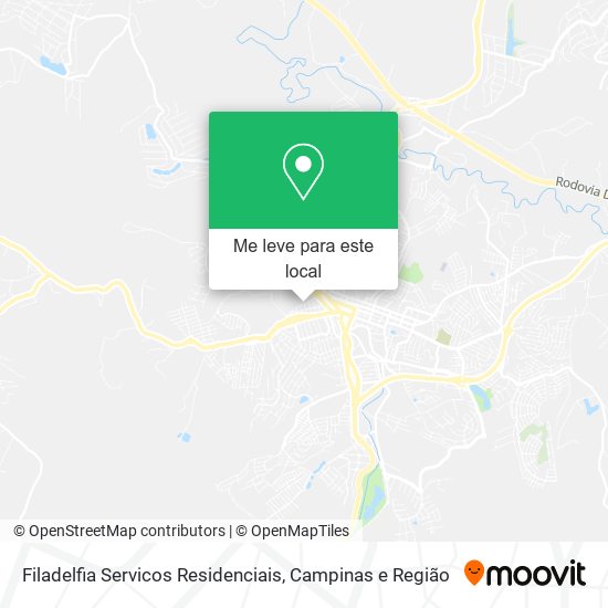 Filadelfia Servicos Residenciais mapa