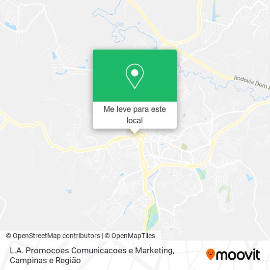 L.A. Promocoes Comunicacoes e Marketing mapa