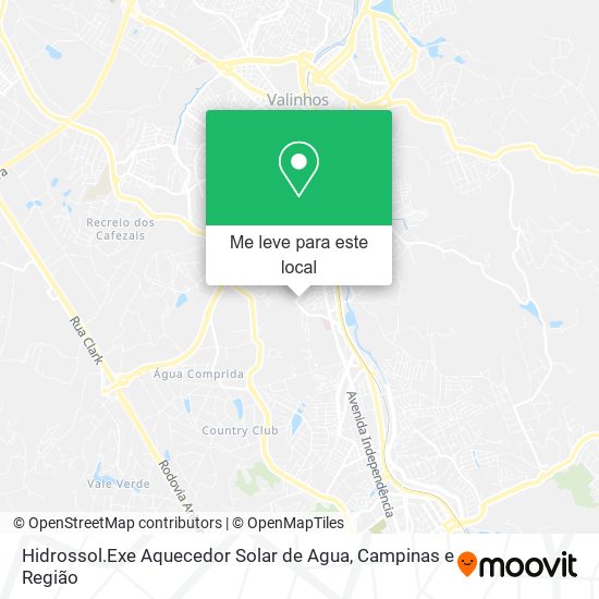 Hidrossol.Exe Aquecedor Solar de Agua mapa