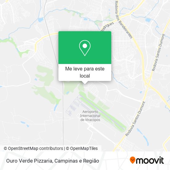 Ouro Verde Pizzaria mapa