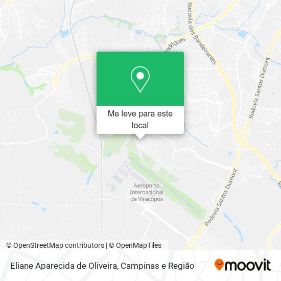 Eliane Aparecida de Oliveira mapa