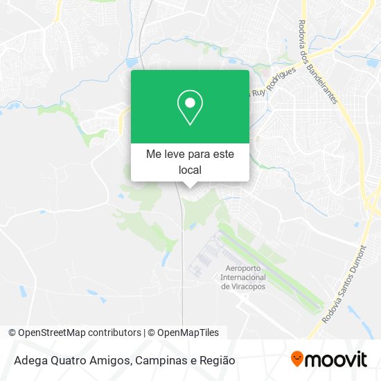 Adega Quatro Amigos mapa