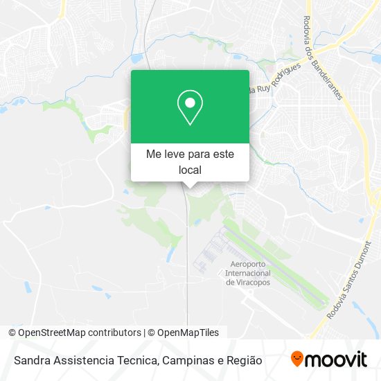 Sandra Assistencia Tecnica mapa