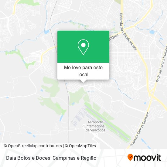 Daia Bolos e Doces mapa