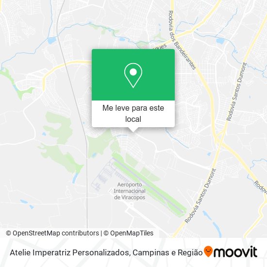 Atelie Imperatriz Personalizados mapa