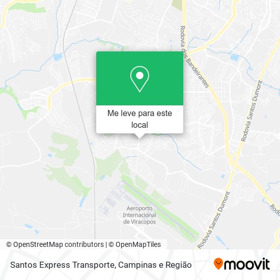 Santos Express Transporte mapa