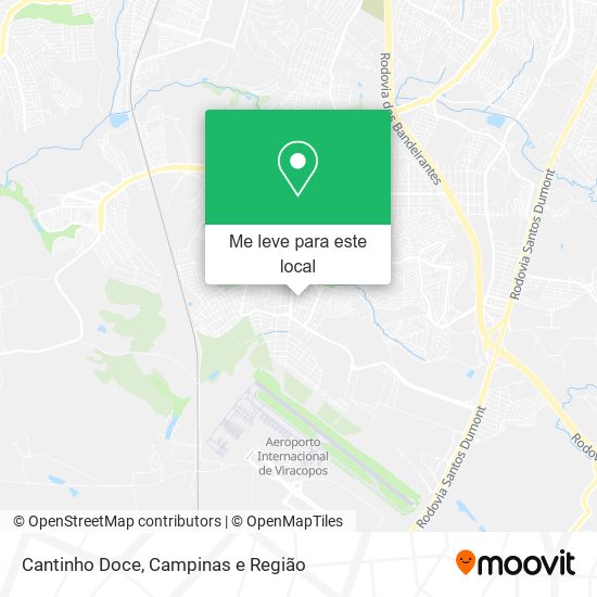 Cantinho Doce mapa