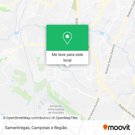 Samentregas mapa