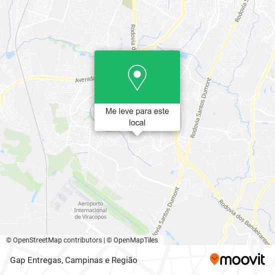 Gap Entregas mapa