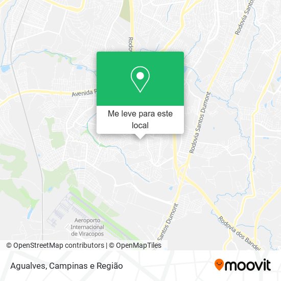 Agualves mapa