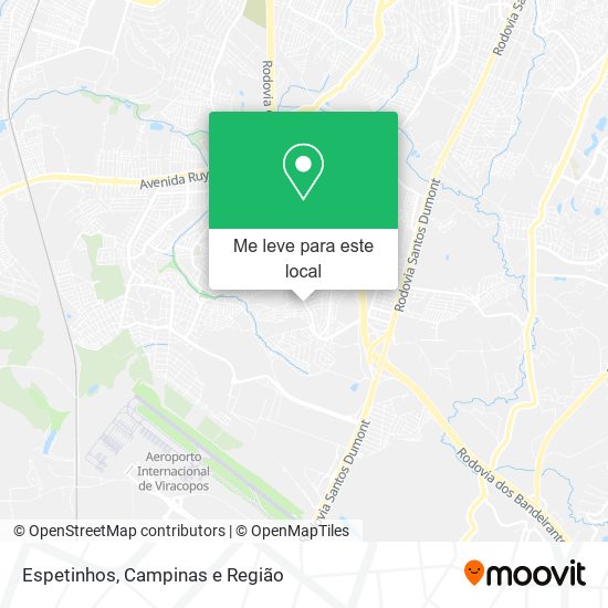 Espetinhos mapa