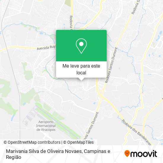Marivania Silva de Oliveira Novaes mapa