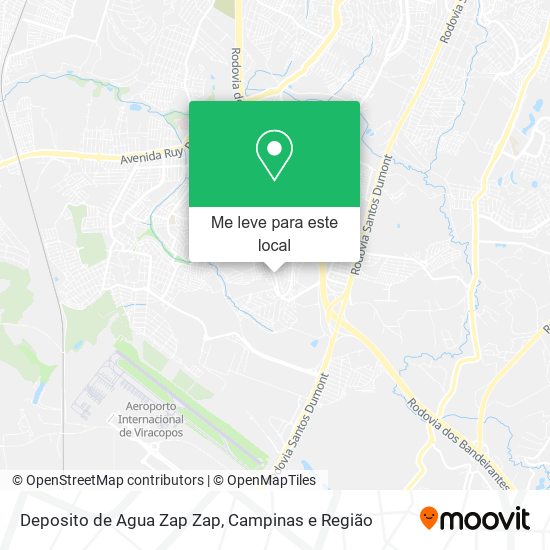 Deposito de Agua Zap Zap mapa