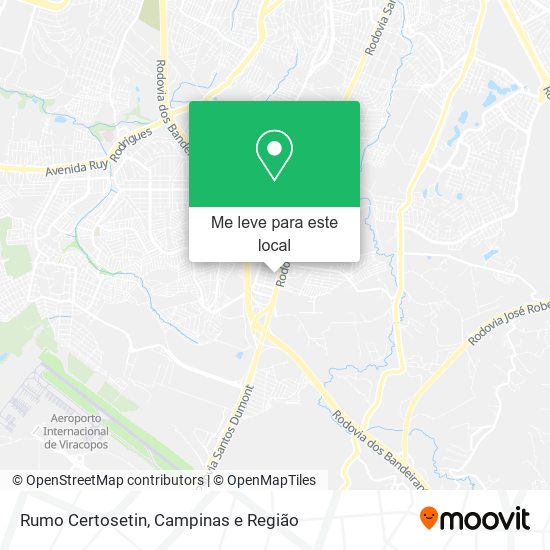 Rumo Certosetin mapa