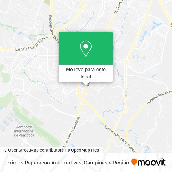 Primos Reparacao Automotivas mapa