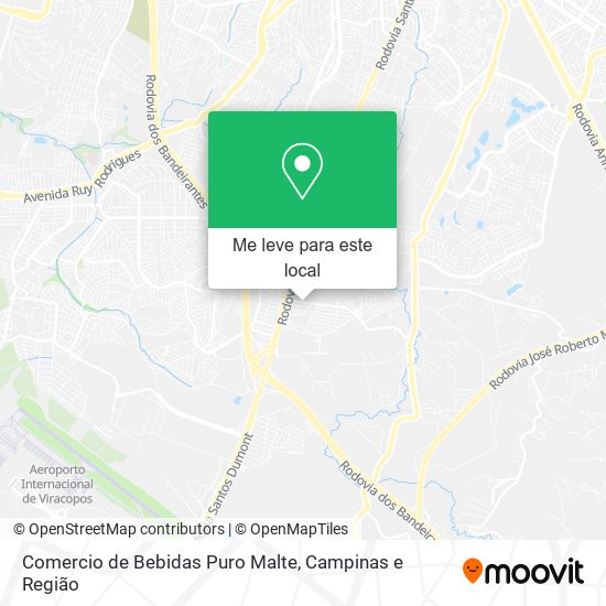 Comercio de Bebidas Puro Malte mapa