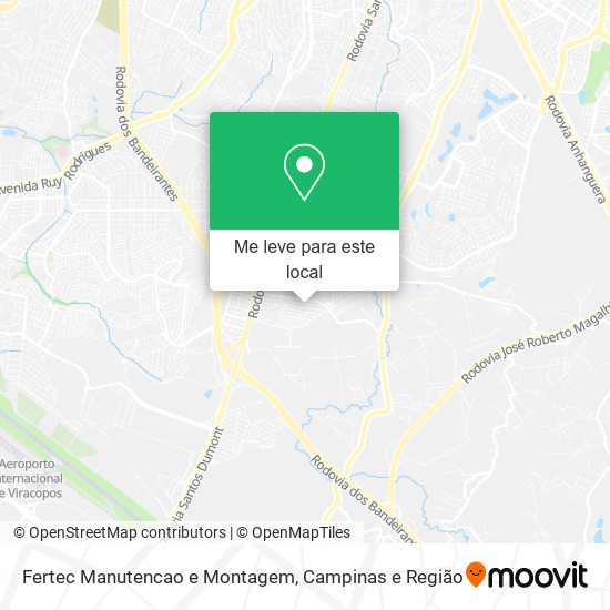 Fertec Manutencao e Montagem mapa