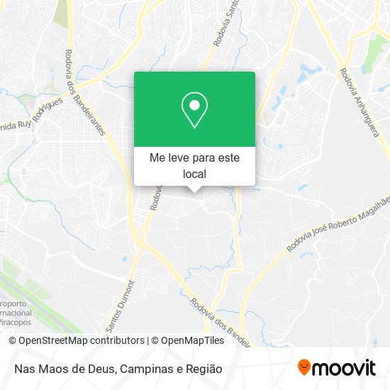 Nas Maos de Deus mapa