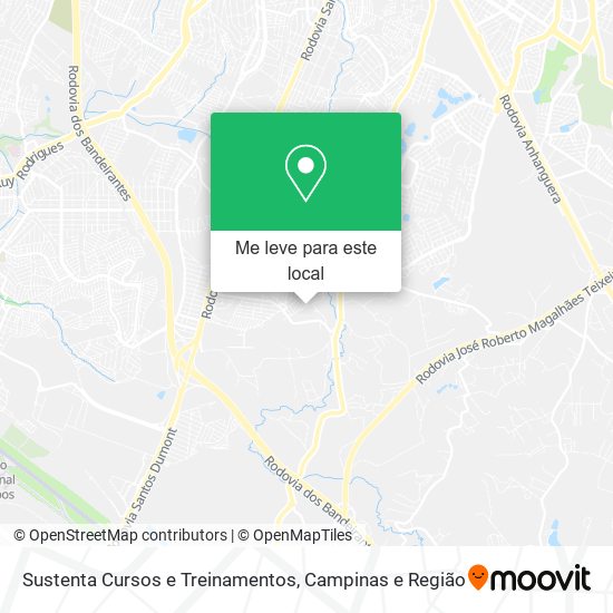 Sustenta Cursos e Treinamentos mapa