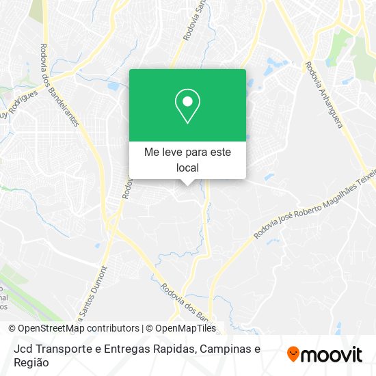 Jcd Transporte e Entregas Rapidas mapa