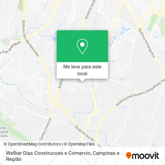 Welber Dias Construcoes e Comercio mapa