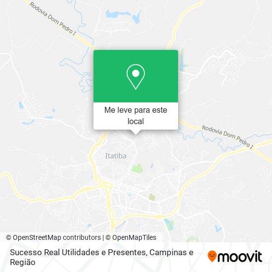 Sucesso Real Utilidades e Presentes mapa