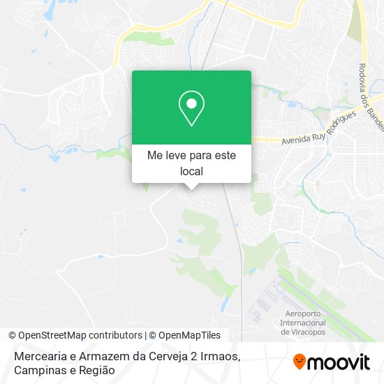 Mercearia e Armazem da Cerveja 2 Irmaos mapa