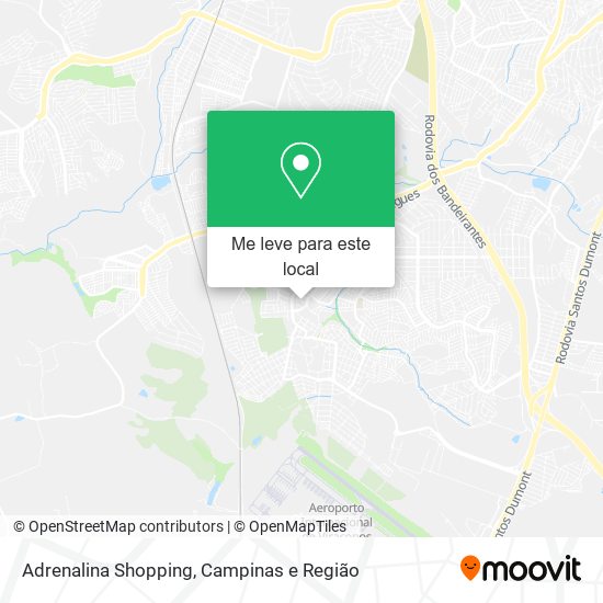 Adrenalina Shopping mapa