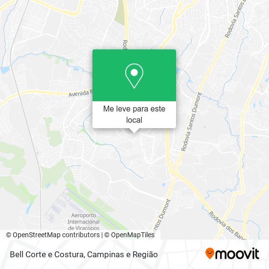 Bell Corte e Costura mapa