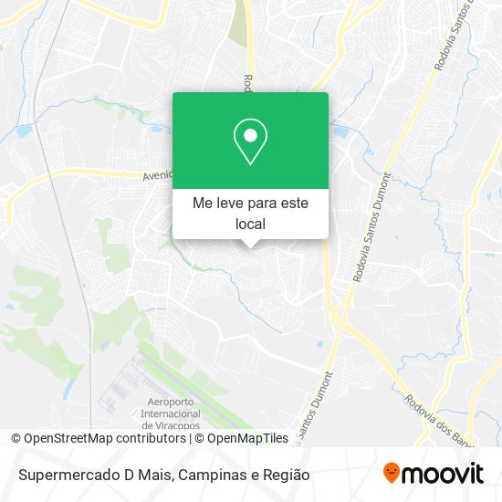 Supermercado D Mais mapa