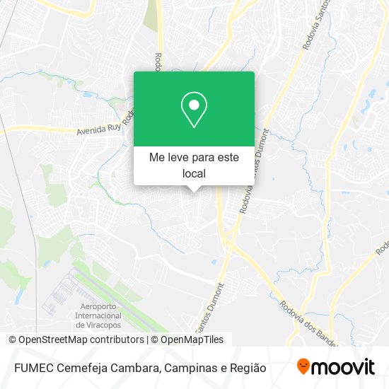 FUMEC Cemefeja Cambara mapa