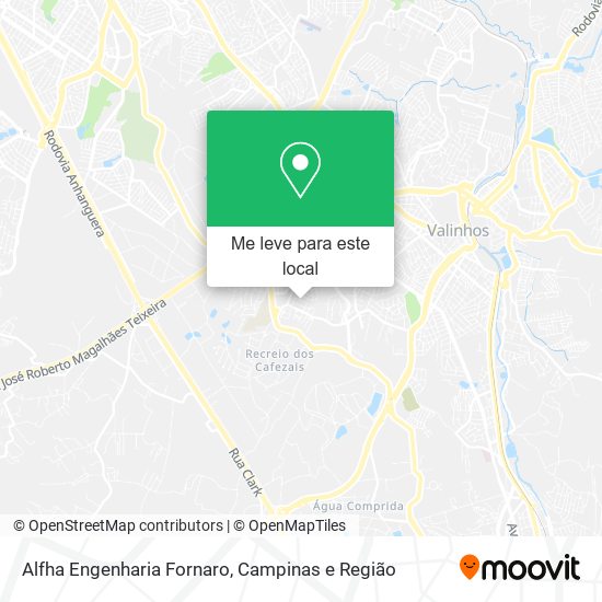 Alfha Engenharia Fornaro mapa