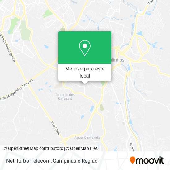 Net Turbo Telecom mapa