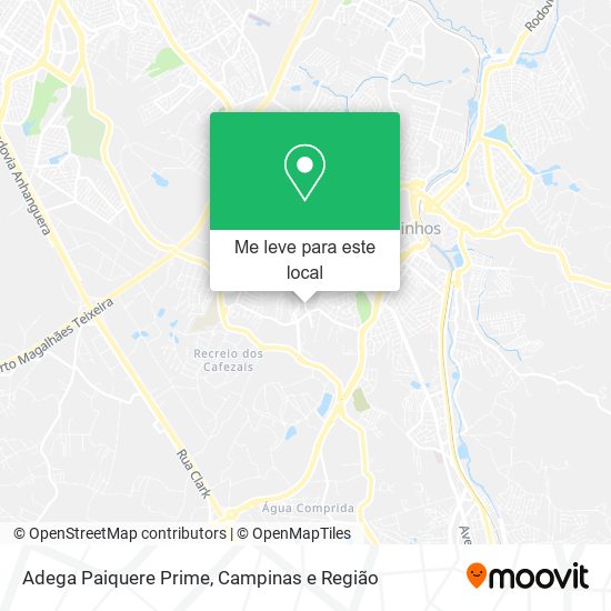 Adega Paiquere Prime mapa