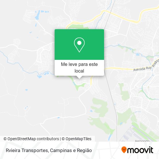 Rvieira Transportes mapa