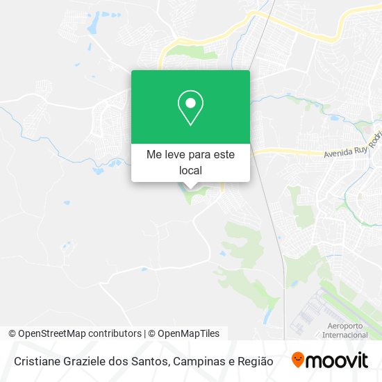 Cristiane Graziele dos Santos mapa