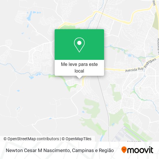 Newton Cesar M Nascimento mapa