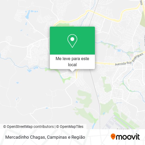 Mercadinho Chagas mapa