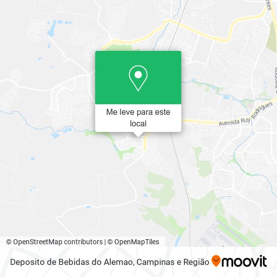 Deposito de Bebidas do Alemao mapa