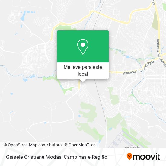 Gissele Cristiane Modas mapa