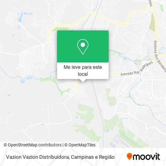 Vazion Vazion Distribuidora mapa